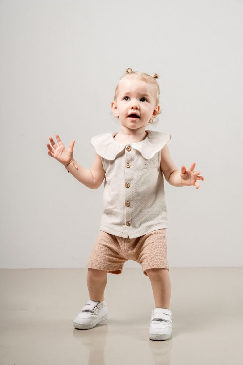 Ensemble bébé fille en coton